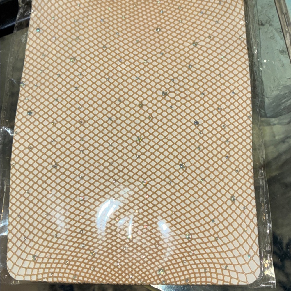 Elegant Beige Rhinestone Tights nwt - Picture 7 of 8